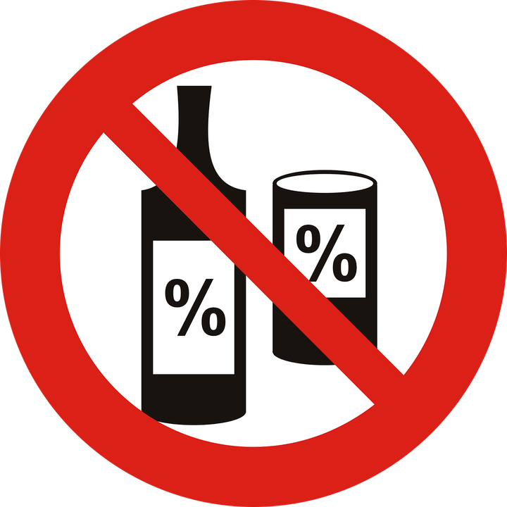 Obrázek odmítnutí alkoholu